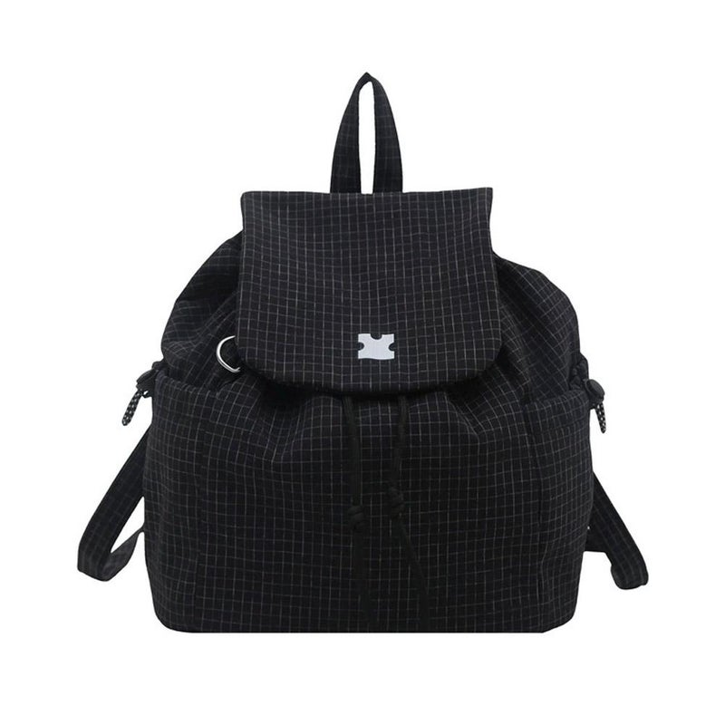 Trendy plaid pattern, 2025 fashionable new Korean style preppy casual large capacity fresh single and double shoulder bags